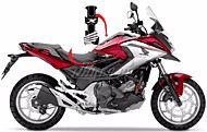 К-кт защитных гелевых наклеек Honda NC 750X