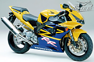 К-кт наклеек Honda CBR 954RR 2003 Ver.Pearl Flash Yellow