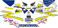 Образец наклеек Honda CBR 954RR