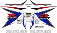 Образец наклеек Suzuki GSX-R1000 2008