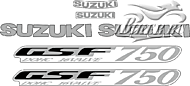 Образец наклеек Suzuki Bandit GSF750