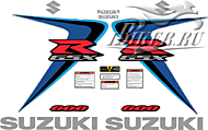Образец наклеек Suzuki GSX-R 600 2006