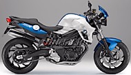 К-кт наклеек BMW F800R 2012-13 Ver.Racing Blue Metallic/Alpine White