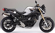 К-кт наклеек BMW F800R 2015-16 Ver.Light White/Black Silk Gloss