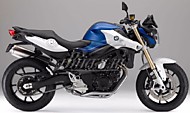 К-кт наклеек BMW F800R 2015-16 Ver.Racing Blue Metallic Matt/Light White