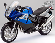 К-кт наклеек BMW F 800ST 2012 Ver.Lupin Blue Metallic