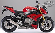 К-кт наклеек BMW S1000R 2014-2016 Ver.Racing Red