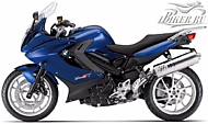 К-кт наклеек BMW F 800GT 2015-16 Ver.Montego Blue Metallic