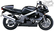 К-кт наклеек Suzuki GSX-R 600 1999 Ver.   Candy Saturn Black