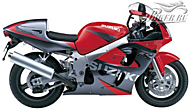 К-кт наклеек Suzuki GSX-R 600 2000 Ver.Pearl Helios Red