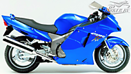 К-кт наклеек Honda CBR 1100XX 2001 Ver.Candy Phoenix Blue