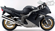 К-кт наклеек Honda CBR 1100XX 2004 Ver.Gunpowder Black Mat