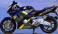 К-кт наклеек Honda CBR 600F3 1995 Ver.Blue/Grey/Black