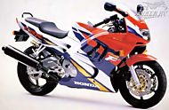 К-кт наклеек Honda CBR 600 F3 1995 Ver.Red/Purple/White