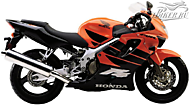 К-кт наклеек Honda CBR 600F4 2000 Ver.Orange/Black