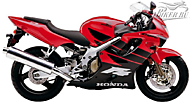 К-кт наклеек Honda CBR 600F4 2000 Ver.Red/Black