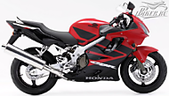 К-кт наклеек Honda CBR 600F4i 2001 Ver.Red/Black