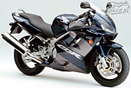 К-кт наклеек Honda CBR 600F4i 2001 Ver.Dark Blue