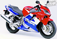 К-кт наклеек Honda CBR 600F4i 2001 Ver.Red/Blue/White