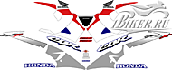 Образец наклеек Honda CBR 600F4i 2001