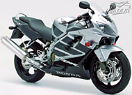 К-кт наклеек Honda CBR 600F4i 2001 Ver.Silver/Black