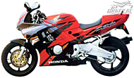 К-кт наклеек Honda CBR 600F3 1995 Ver.Red/Black/Grey