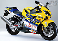 К-кт наклеек Honda CBR 600FSport 2002 Ver.Valentino Rossi