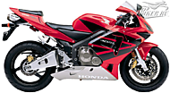К-кт наклеек Honda CBR 600RR 2003 Ver.Italian Red