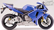 К-кт наклеек Honda CBR 600RR 2004 Ver.Candy Tahitian Blue