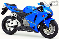 К-кт наклеек Honda CBR 600RR 2005 Ver.Candy Tahitian Blue