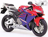 К-кт наклеек Honda CBR 600RR 2005 Ver.Red/Blue/Silver