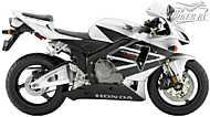 К-кт наклеек Honda CBR 600RR 2005 Ver.Force Silver Metallic and Gloss Black