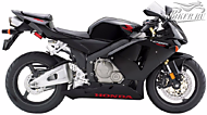 К-кт наклеек Honda CRB 600RR 2006 Ver.Graphite Black