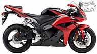 К-кт наклеек Honda CBR 600RR 2009 Ver.Italian Red