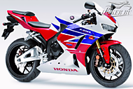 К-кт наклеек Honda CBR 600RR 2013 Ver.HRC/Tricolor