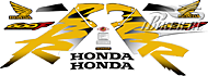 Образец наклеек Honda CBR 600F4 1999 