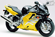 К-кт наклеек Honda CBR 600F4 1999 Ver.Black/Yellow