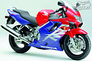 К-кт наклеек Honda CBR 600F4 1999 Ver.Red/Blue