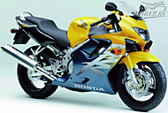 К-кт наклеек Honda CBR 600F4 1999 Ver.Yellow/Green/Black