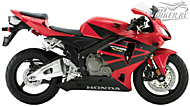 К-кт наклеек Honda CBR 600RR 2005 Ver.Italian Red and Gloss Black