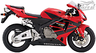 К-кт наклеек Honda CRB 600RR 2006 Ver.Italian Red and Graphite Black