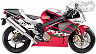 К-кт наклеек Honda RVT 1000R RC51 2002 Ver.Winning Red