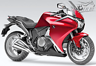 К-кт наклеек Honda VFR 1200F Ver.Candy Prominence Red 