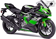 К-кт наклеек Kawasaki ZX-6R Ninja 2016 Ver.KRT-Edition