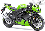 К-кт наклеек Kawasaki ZX-6R Ninja 2010-2011 Ver.Lime Green