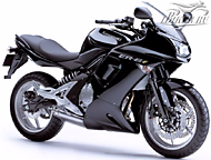 К-кт наклеек Kawasaki ER-6f 2007 Ver.New Metallic Black