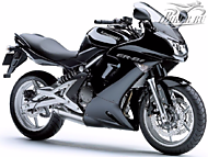 К-кт наклеек Kawasaki ER-6f 2008 Ver.Metallic Diablo Black