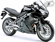 К-кт наклеек Kawasaki ER-6f 2009 Ver.Metallic Diablo Black