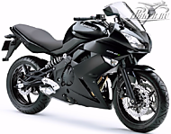 К-кт наклеек Kawasaki ER-6f 2011 Ver.Metallic Spark Black