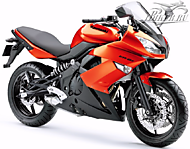 К-кт наклеек Kawasaki ER-6f 2011 Ver.Candy Burnt Orange